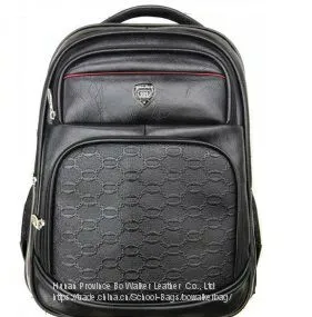 Business PU Leather Backpack, Travel Bag 15.6-Inch Laptop Computer Notebook,for College Travel thumbnail-5