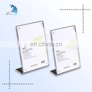 Custom 8.5x11 Advertising Acrylic Sign Rack Holder Tent Card Display thumbnail-1