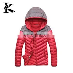 Hot Sale Reflective Breathable Winter Down Jacket Padded Coats With Hood thumbnail-1