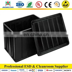 ESD Box Factory Conductive Black ESD Circulating Box thumbnail-2