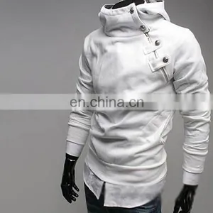 Fashion Mens Slim Fit Designed Hooded Sweatshirt Jumper Top Jacket Coats Hoodies thumbnail-3