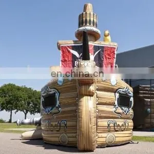 Pirateship Inflatable Water Slide Clearance Giant Inflatable Slide for Sale thumbnail-4