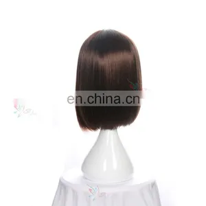 Styler Brand Cheap Synthetic Front Wig Heat for Women Top Quality Black Cosplay Bob Wigs thumbnail-2