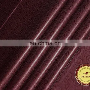 African Fabric Wholesale Good Price Bazin Fabric/Cotton Textile Fabric For African Women Clothing thumbnail-5