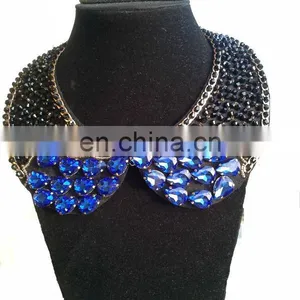 Bib Necklaces and Jeweled Collars/ Big Bold Collar Necklace thumbnail-1