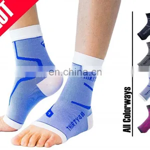 20-30 MmHg Foot Compression Sleeves for Ankle/Heel Support, Increase Blood Circulation, Relieve Arch Pain, Reduce Foot Swelling thumbnail-3