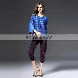 New Arrival Fashion Women Clothes Pleats Blouse Women Pleates Issey thumbnail-1