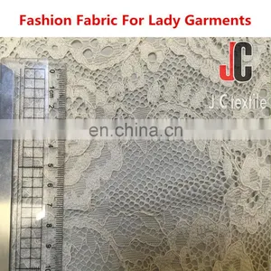 Hot Sale Elegant Cotton Nylon Lace Fabric for Lace Dress Fabric Nylon thumbnail-4