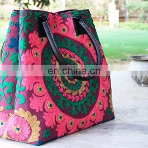 Hot Sales Women Holder European Style Handbag Import From India Cotton Tote Bag thumbnail-1
