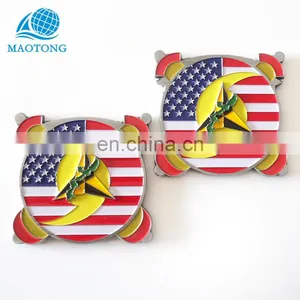 Antique Silver Plated 3D Coins Cheap Custom Soft Enamel High Quality Colorful Souvenir Metal Coin From China Manufacturer thumbnail-3