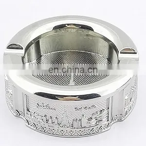 Metal Round Ashtray, Smokeless Ash Tray, Bar Tools thumbnail-1
