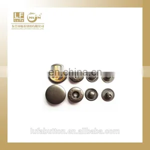 15MM Spring Snap Button in Ail Silver thumbnail-1