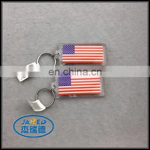 Manufacturer Make Custom Country Falg Design Metal Crafts Keychain Pendant for People thumbnail-1