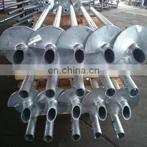 HDG Forged Earth Screw Helical Anchor Pile thumbnail-1