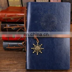 Vintage Leather Writing Notebook Refillable Paper Diary Notebook Classic Daily Use Gifts thumbnail-3