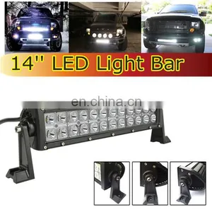 Super Bright Led Lighting Bar for Trucks 14" Light Bar With Deutsh Connector 72w Spot Flood Combo Beam thumbnail-1