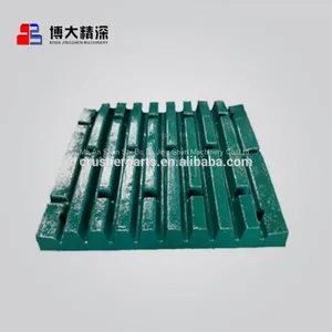 Fixed Swing Jaw Plate High Manganese Steel Nordberg Jaw Crusher Wear Parts thumbnail-1
