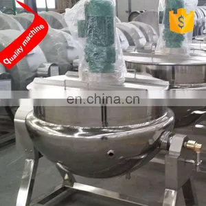 Mixer Type Large Commercial Jacketed Industrial Electric Cooking Kettle Pot thumbnail-6