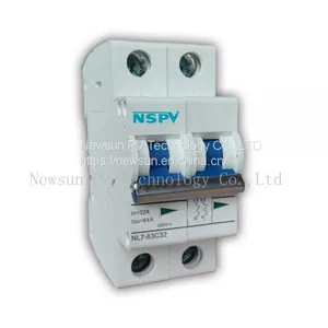 DC and AC 1-4P 250-1200VDC Non Polarity Miniature Circuit Breaker With C Curve thumbnail-5