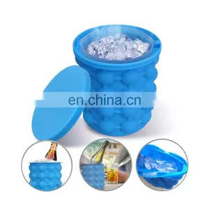 Silicone Irlde Genie Ice Bucket Maker and Ice Cube for Saving Ice thumbnail-1