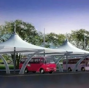 Fire Resisirance For Stadium Stand Membrane Roof Structure thumbnail-1