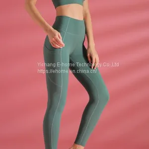 Newest Breathable High Elastic Tights Quick Dry Womens GYM Leggings Sets thumbnail-5
