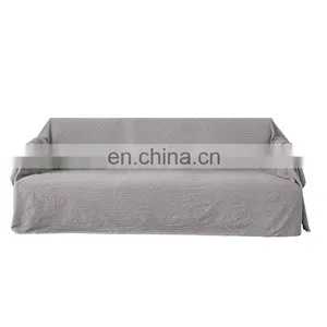 100% Cotton Multi-functional Furniture Protector Cover Jacquard Sofa Slipcover Couch Protection Cover thumbnail-6