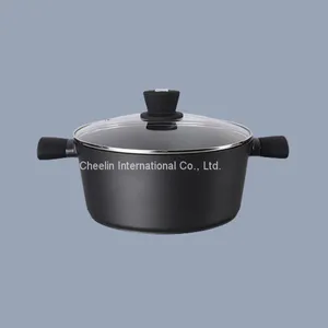 Non-stick Die Cast Aluminium Cookware Set With Soft Touch Handle thumbnail-4