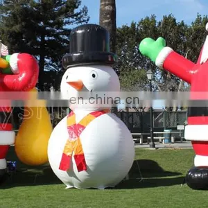 20ft Tall Christmas Inflatable Decoration Santa Claus Snowman Model For Advertising thumbnail-3