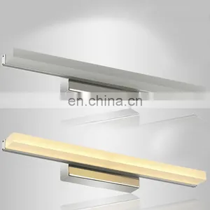 Modern Mirror Light Fashion Hotel Bathroom LED Wall Lamp Stainless Steel Lights thumbnail-4