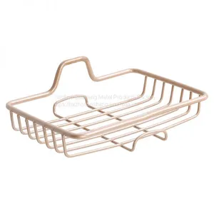 Metal Soap Basket Bathroom Soap Rack Drain Holder Wall Mounted Soap Rack thumbnail-5