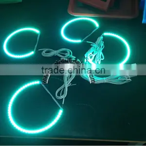 RGB F30 Angel Eyes Multi-Color SMD Ring U Shape Diameter 102mm 105mm Colorful Car Headlamp LED Halo Ring thumbnail-4