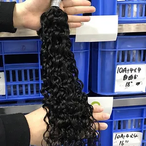 KHH Raw Burmese Curly 100% Raw Unprocessed Remy Hair Weft Mink Burmese Curly Hair Wholesale Raw Burmese Hair Vendors thumbnail-2