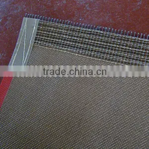 4*4 Brown Open Mesh Conveyor Belt of Drying Machine for Textile Printing thumbnail-2