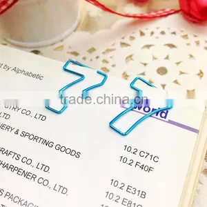 Responsibled Factory Customized Stationery Paper Clip Number Shape thumbnail-1