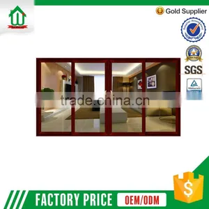 Customized Design Foshional Double Glass Aluminum Sliding Door thumbnail-2