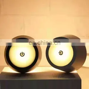 Cosmetic LED Desk Lamp Wireless Charger Table Light Aluminum Desk Lamp With Outlet Table Lamp thumbnail-3