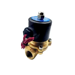 2/2 Way 220V Direct Acting Brass Material 2w160-15 Irrigation Water Solenoid Valve thumbnail-1