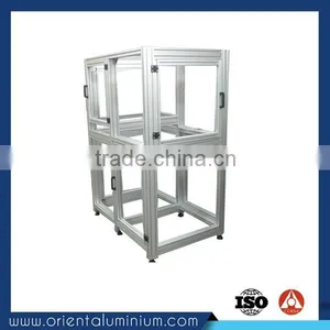 Hot Sales Anodized Aluminium Shelves Profile Framework For Goods Shelf With Factory Price thumbnail-1