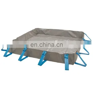 8'x10'x12'' 30 Oz. Chemical Resistant Quick Snap Release Collapsible Foam Wall Oil Spill Berm thumbnail-5