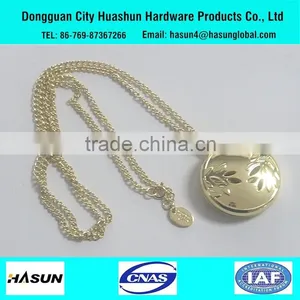 Fancy Women Necklace Low Price Zinc Metal Alloy Plain Pendant Necklace thumbnail-1