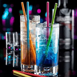 6mm Disposable Flexible Bendable Independent Drinking Straw U-Shaped Bendable(5000/ Ctn) thumbnail-3