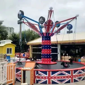 Children Playground Large Outdoor Amusement Equipment Rotating Trampoline Outdoor Kids thumbnail-2
