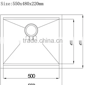Top Quality Customized Oem Metal Kitchen Sink Base Cabinet Kitchen Sinks thumbnail-2