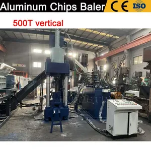 Scrap Copper Brass Chips Briquette Machine Metal Shavings Compacting Equipment thumbnail-3