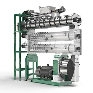 Automatic Animal High Capacity Cheap10-15tph SZLH508DDC+b2 High Grade Feed Pellet Mill thumbnail-1