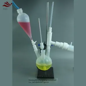 Pfa Separatory Funnel With Reaction Flask, Anti-corrosion Pfa Constant Pressure Dropping Funnel for Hydrogen Fluoride Distillation Device thumbnail-1