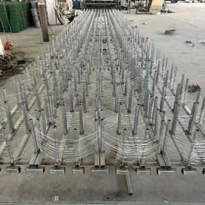 Galvanized & PVC Coated Stainless Steel Concertina Razor Wire BTO-22/BTO-60/CBT-65 thumbnail-3