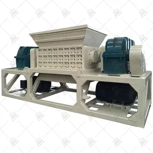 RDF / MSW Dual - Shaft Shredder Machine UBC Recycling Shredder Industrial Shredder thumbnail-1