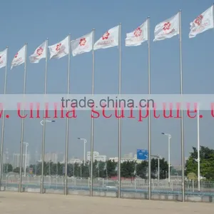 2016 New Modern Sculpture High Quality Fashion Urban Statue Stainless Steel Flagpole thumbnail-1
